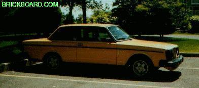 Volvo 240 -- yellow mellow