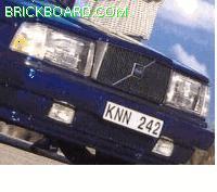 Volvo 240 -- look! mesh grill